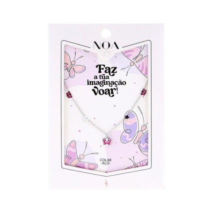 Colar aço prata - faz a tua imaginaçao voar!