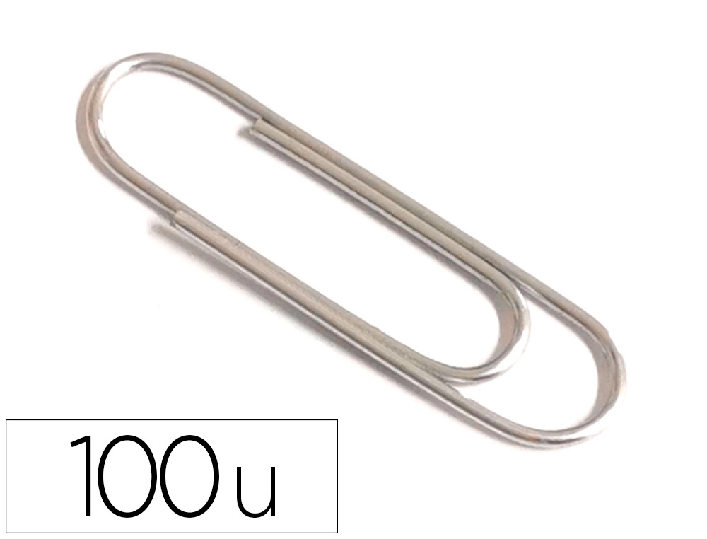 902076g Clips lismania l-office nº10 50 mm caixa de 50 unidades. - Image 1