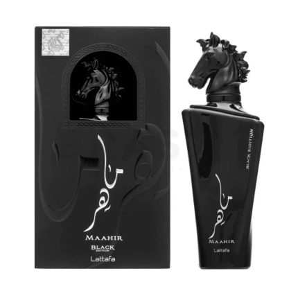 Perfume unisexo original 12- maahir black 100ml LATTAFA