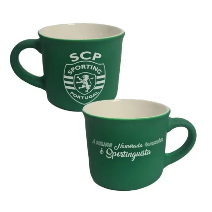 Chávena de café veludo verde namorada
