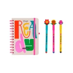 Conjunto agenda Mr. Wonderful pequena 2026-27 Semanal + 3 canetas apagáveis Bo-Bo - Ready - Image 2