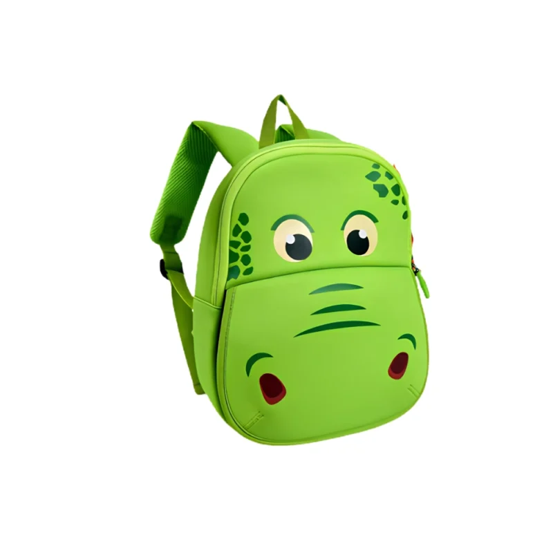 Mochila dinossauro boca abre