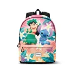 Mochila escola stitch and lilo