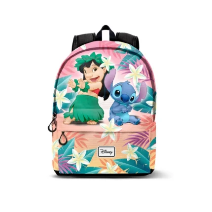Mochila escola stitch and lilo